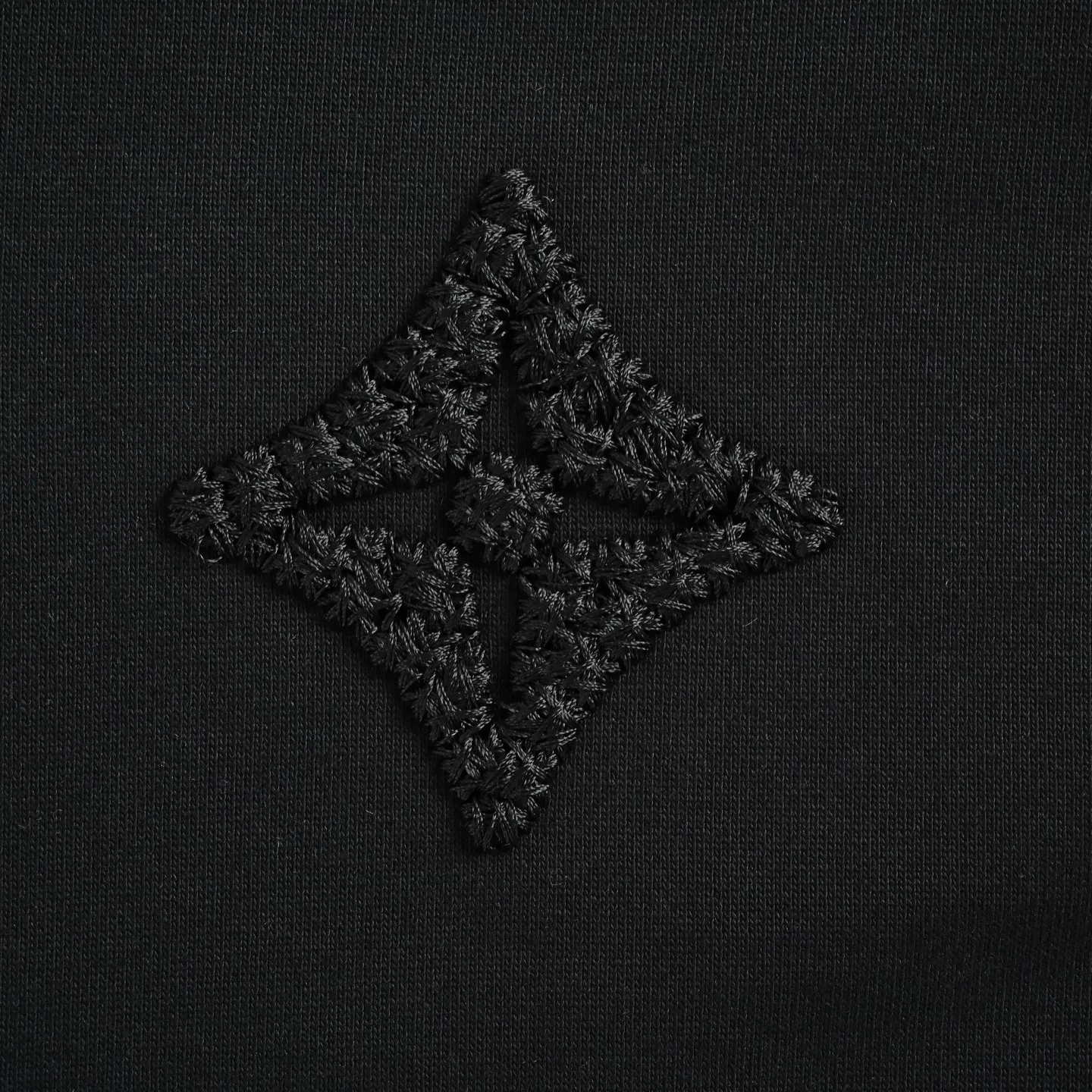 Louis Vuitton/Louis Vuitton dark woven letter logo embroidered hooded sweatshirt